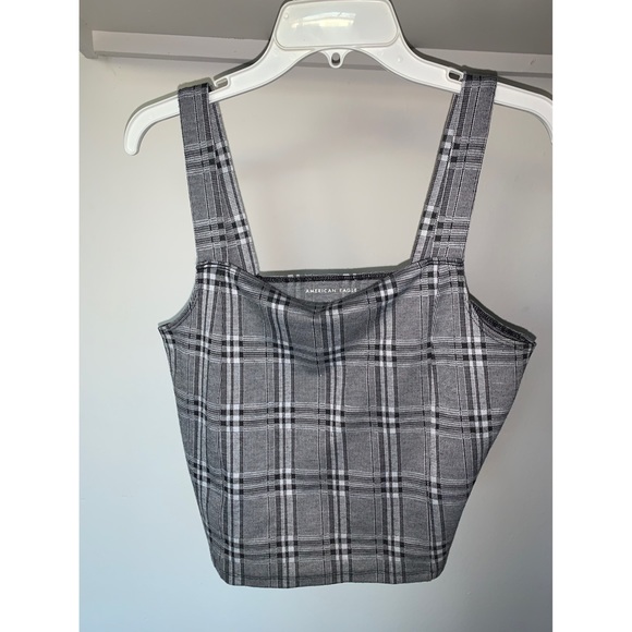 American Eagle Outfitters | Tops | Black And White Checkered Tank Top |  Poshmark